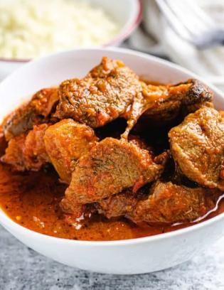 Goat Stew & White Rice