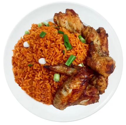 Jollof Rice & Turkey Wing