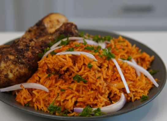 Jollof Rice With Chicken