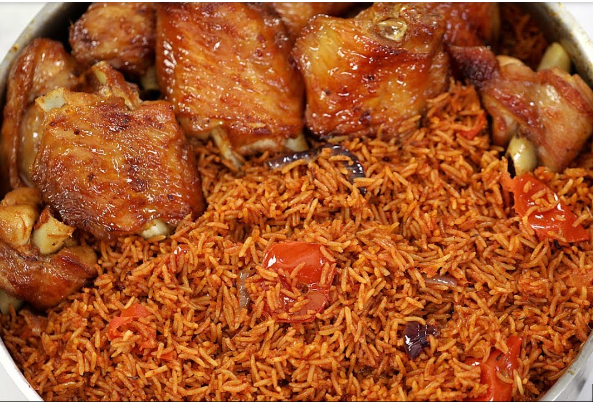 Jollof Rice & Turkey Wing